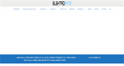 Desktop Screenshot of elektrobyte.com.tr